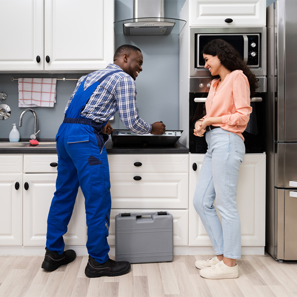 can you provide an estimate for cooktop repair before beginning any work in Bremond